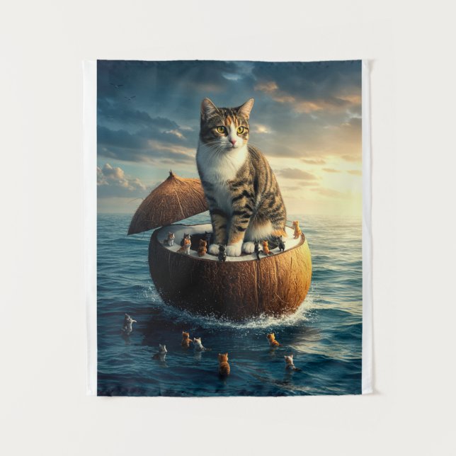 Tapeçaria Boho – Arte de Parede Minimalista e Fund (Frente)