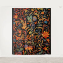 Tapeçaria Botânica - Cor Brilhante à Noite