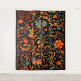 Tapeçaria Botânica - Cor Brilhante à Noite