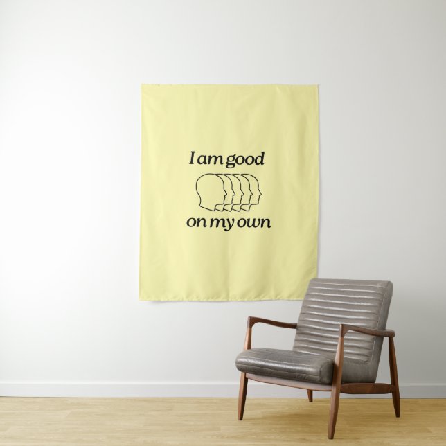 Tapeçaria com ilustração e texto (In Situ)