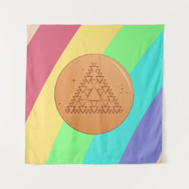 Tapeçaria Com Jogo Dalgona Triângulo Múltiplo