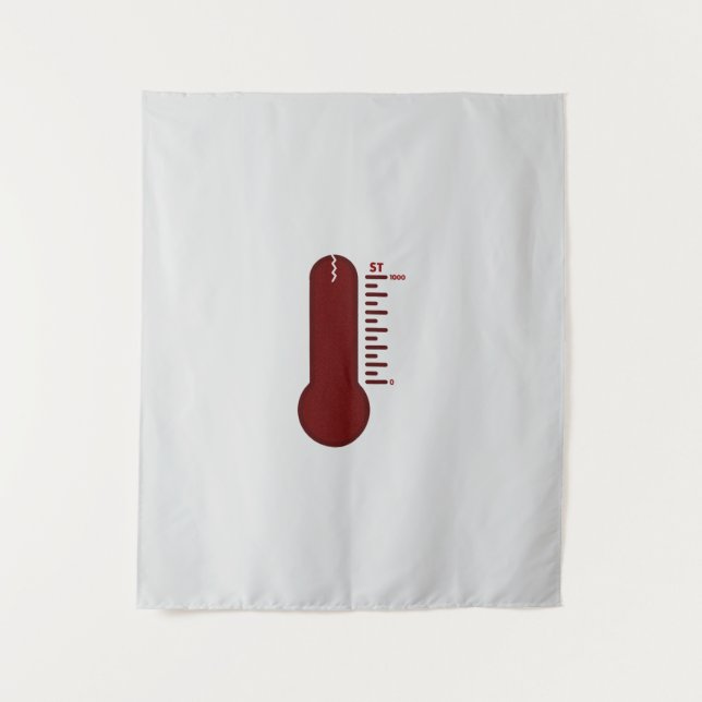 Tapeçaria com termômetro de stress (Frente)