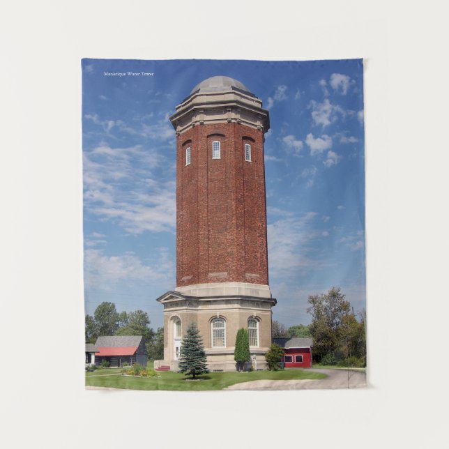 Tapeçaria com Torre de Água Manística (Frente)