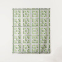 Tapeçaria Com Trellis Verde