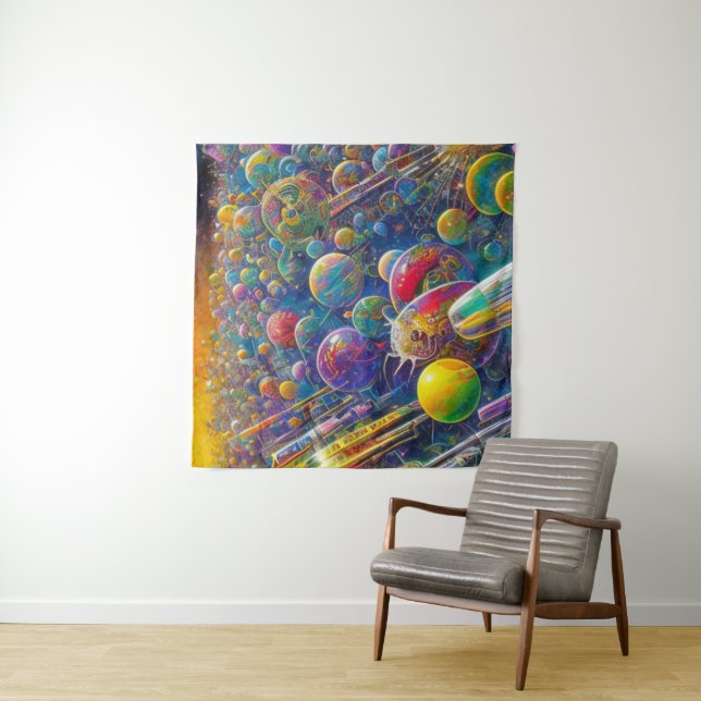 Tapeçaria Corrida Espacial (In Situ)