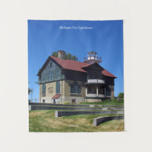 Tapeçaria da Michigan City Lighthouse