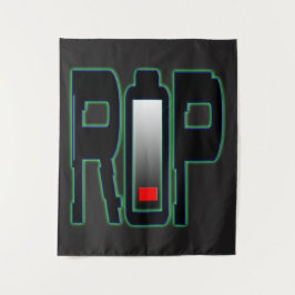 Tapeçaria da Parede da Bateria RIP