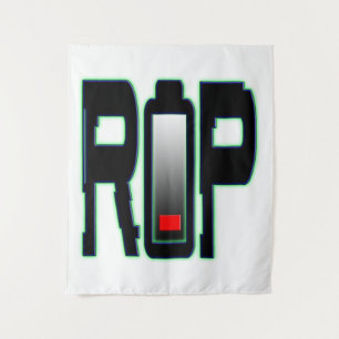 Tapeçaria da Parede da Bateria RIP