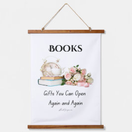 Tapeçaria da Parede de Livros