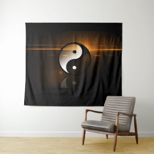 Tapeçaria da parede de Yin e de Yang