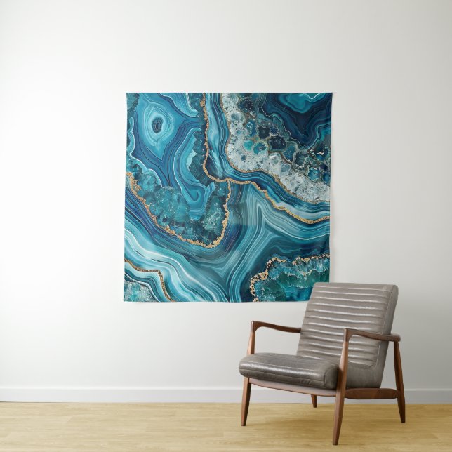 Tapeçaria de Ágata Teal (In Situ)