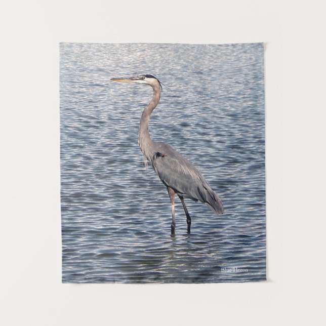 tapeçaria de água do Heron Azul (Frente)