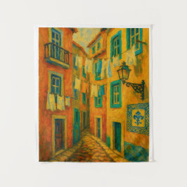Tapeçaria de Arte de Rua Portuguesa – Colorido O d