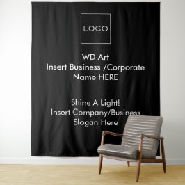 Tapeçaria de Banner para Evento com Logotipo Corpo