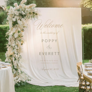 Tapeçaria de Boas-vindas para Casamento Emerald Ga