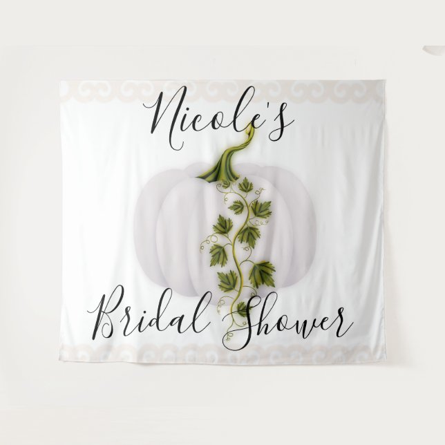 Tapeçaria de casamento de outono chic livro de his (Frente (Horizontal))