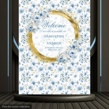 Tapeçaria de Casamento Moderna Boêmia Azul Claro D
