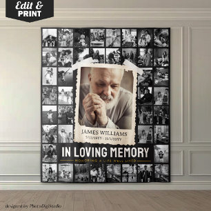 Tapeçaria de Colagem de Fotos Personalizadas para