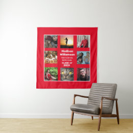 Tapeçaria de Formatura 8 Colagem de Fotos Turma do