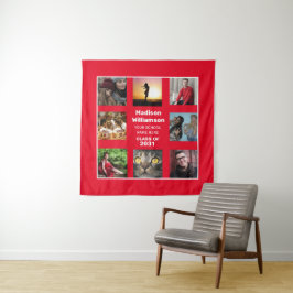 Tapeçaria de Formatura 8 Colagem de Fotos Turma do