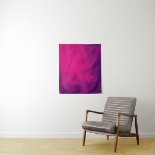 Tapeçaria de Fumaça Rosa Neon e Violeta – Personal