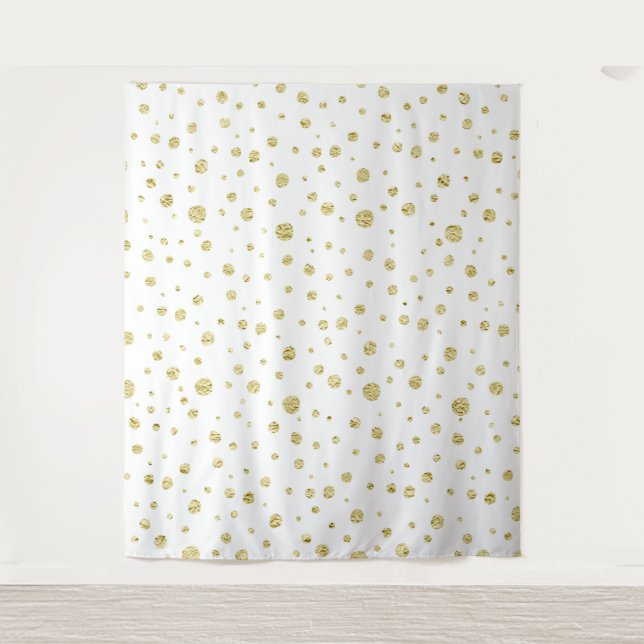 Tapeçaria de Fundo de Foto com Pontos Brilhantes D (Frente)