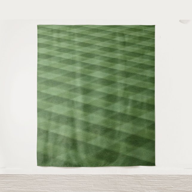 Tapeçaria de Fundo de Foto de Beisebol de Grama (Frente)