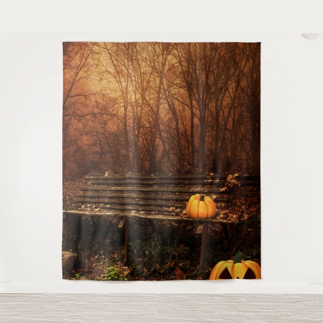 Tapeçaria de Fundo de Foto de Halloween (Frente)