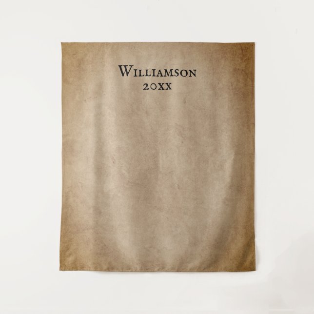 Tapeçaria de Fundo de Foto Vertical Antigo Vintage (Frente)