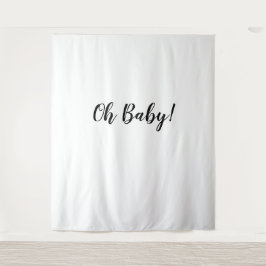 Tapeçaria de Fundo Oh Baby