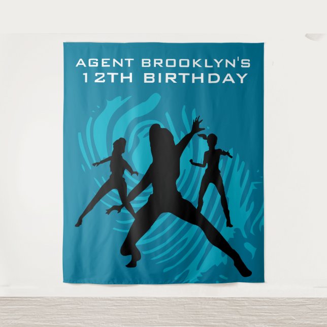 Tapeçaria de impressões digitais personalizada do  (Frente)