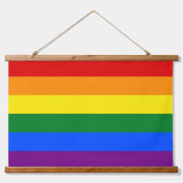 Tapeçaria de parede com bandeira LGBT