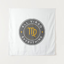 Tapeçaria de Parede com Logotipo Oficial All Virgo