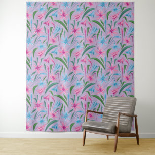 Tapeçaria de Parede Floral Personalizada
