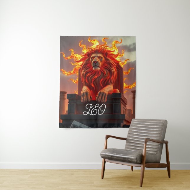 Tapeçaria de Parede Trono Solar Leão (In Situ)