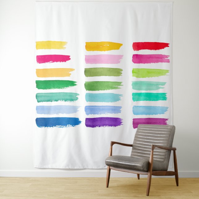 Tapeçaria de Pinceladas de Pintura (In Situ)