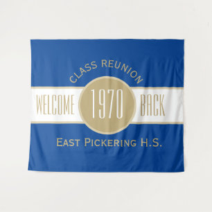 Tapeçaria de reunião de classe personalizada
