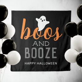 Tapeçaria de Sinal de Festa de Halloween Boos and 