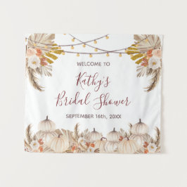 Tapeçaria de Sinal de Noiva com Abóbora Creme Bran