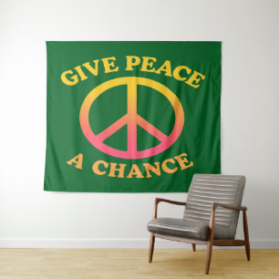 Tapeçaria 'Dê uma Chance à Paz'