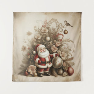 Tapeçaria do Papai Noel Vintage