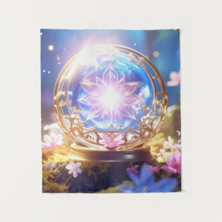 Tapeçaria Encantada de Cristal de Floresta