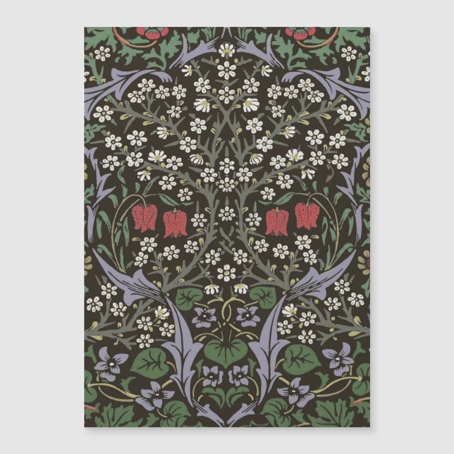 Tapeçaria Floral William Morris Blackthorn (Frente)