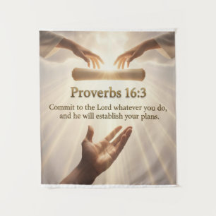 Tapeçaria Inspirada em Versículos da Bíblia