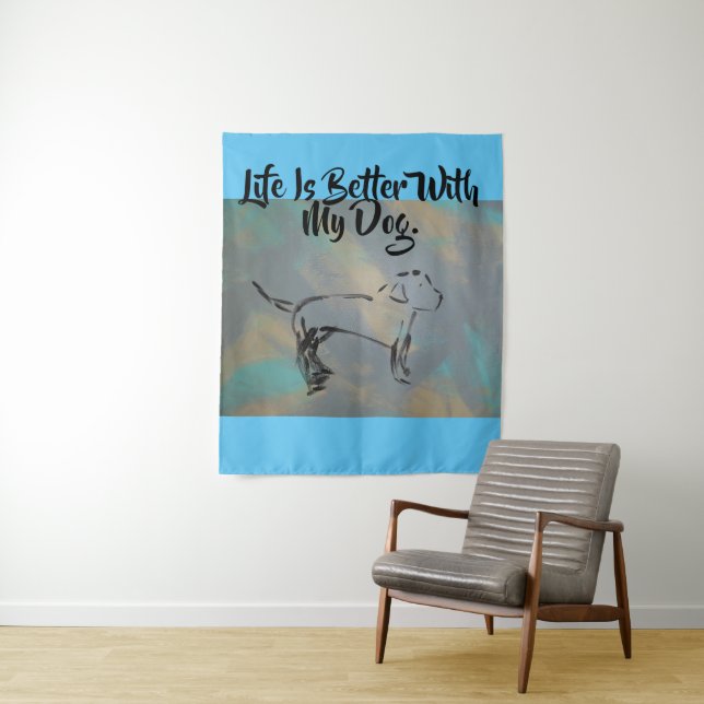 Tapeçaria Média (50" x 60") (In Situ)
