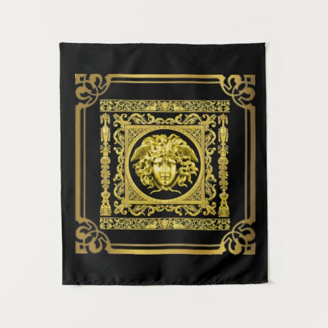 Tapeçaria Medusa Dourada (Frente)
