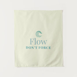 Tapeçaria Motivacional Minimalista de Parede Flow
