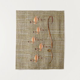 Tapeçaria na Nuvem Flamingo Rosa