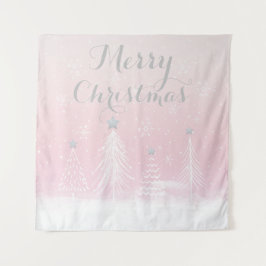 Tapeçaria na Terra das Maravilhas Rosa de Natal