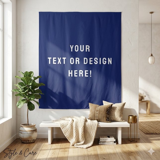 Tapeçaria Naval Personalizada Decoração de Parede (Custom Navy Tapestry Personalized Wall Decor)